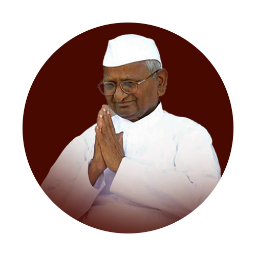 Anna  Hazare Happy Birthday
