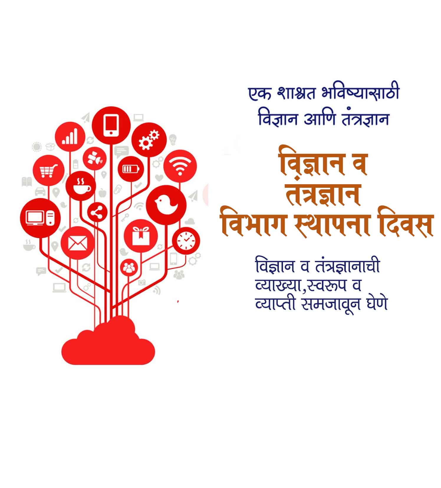 विज्ञान व तंत्रज्ञान विभाग स्थापना दिवस