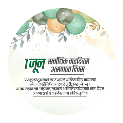 आजचा वाढदिवस